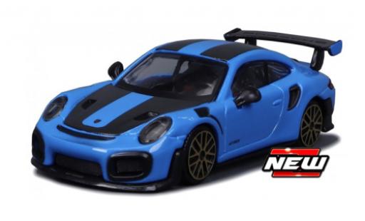Coche miniatura Porsche 911 1/43 Burago GT2 RS azul/negro Porsche 911 1/43 Burago GT2 RS azul/negro coche miniatura