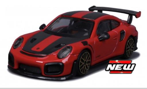 Coche miniatura Porsche 911 1/43 Burago GT2 RS rouge/negro Porsche 911 1/43 Burago GT2 RS rouge/negro coche miniatura