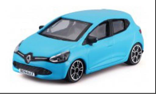 Renault Clio 1/43 Burago azul clair 2013 coche miniatura