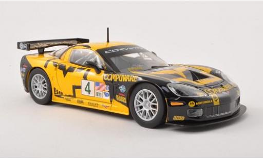 Chevrolet Corvette 1/24 Burago C6R No.4 Compuware O.Beretta/O.Gavin coche miniatura