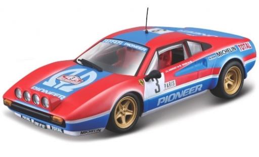 Coche miniatura Ferrari 308 1/43 Burago GTB No.3 Scuderia Pioneer Rally Monte Carlo 1982 J-C.Andruet/Biche Ferrari 308 1/43 Burago GTB No.3 Scuderia Pioneer Rally Monte Carlo 1982 J-C.Andruet/Biche coche miniatura