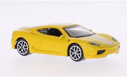 Coche miniatura Ferrari 360 1/64 Burago Challenge Stradale amarillo Ferrari 360 1/64 Burago Challenge Stradale amarillo coche miniatura