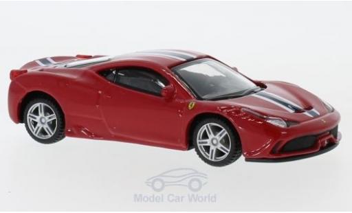 Coche miniatura Ferrari 458 1/43 Burago Speciale rojo/blanco pull-back Ferrari 458 1/43 Burago Speciale rojo/blanco pull-back coche miniatura