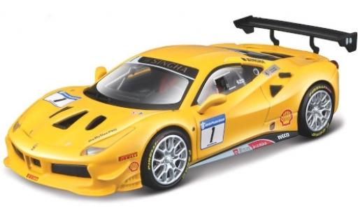 Coche miniatura Ferrari 488 1/43 Burago Challenge No.1 Ferrari 488 1/43 Burago Challenge No.1 coche miniatura
