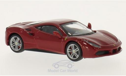 Ferrari 488 1/24 Burago GTB rojo coche miniatura