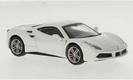 Coche miniatura Ferrari 488 1/43 Burago GTB blanco Ferrari 488 1/43 Burago GTB blanco coche miniatura