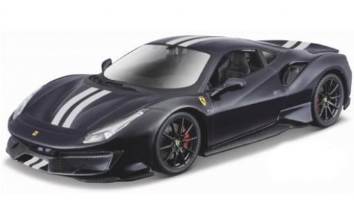 Coche miniatura Ferrari 488 1/24 Burago Pista azul/gris 2018 Ferrari 488 1/24 Burago Pista azul/gris 2018 coche miniatura