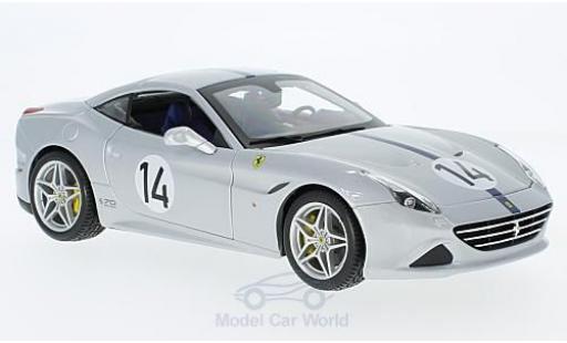 Ferrari California 1/18 Burago T gris/azul The Hot Rod 70 Jahre coche miniatura