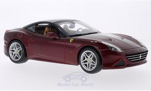 Ferrari California 1/18 Burago T metalico rojo coche miniatura