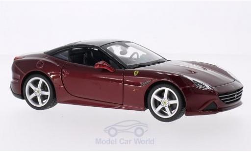 Ferrari California 1/24 Burago T metalico rojo/negro 2014 coche miniatura