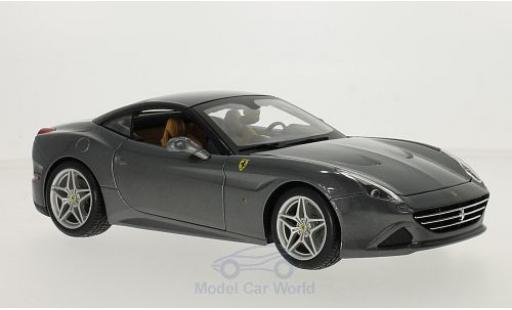 Ferrari California 1/18 Burago T metalico gris/negro coche miniatura