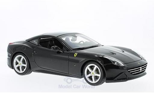 Ferrari California 1/18 Burago T negro 2014 geschlossen ohne Vitrine coche miniatura