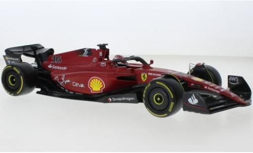 Ferrari F1 1/18 Burago Bburago -75 No.16 Scuderia Formel 1 2022 1:18 coche miniatura