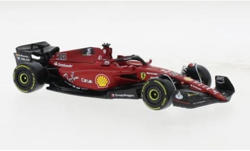 Coche miniatura Ferrari F1 1/43 Burago Bburago -75 No.16 Scuderia Formel 1 2022 1:43 Ferrari F1 1/43 Burago Bburago -75 No.16 Scuderia Formel 1 2022 1:43 coche miniatura