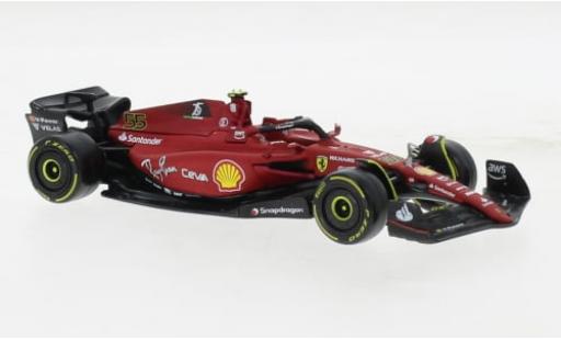 Coche miniatura Ferrari F1 1/43 Burago Bburago -75 No.55 Scuderia Formel 1 2022 1:43 Ferrari F1 1/43 Burago Bburago -75 No.55 Scuderia Formel 1 2022 1:43 coche miniatura