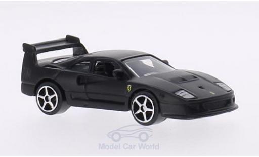 Coche miniatura Ferrari F40 1/64 Burago Competizione matt-negro Ferrari F40 1/64 Burago Competizione matt-negro coche miniatura