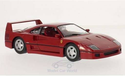 Ferrari F40 1/24 Burago rojo coche miniatura