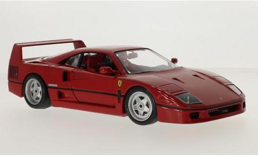 Coche miniatura Ferrari F40 1/18 Burago rojo 1990 Ferrari F40 1/18 Burago rojo 1990 coche miniatura