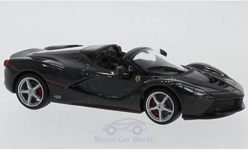 Coche miniatura Ferrari LaFerrari 1/43 Burago Laferrari Aperta negro Ferrari LaFerrari 1/43 Burago Laferrari Aperta negro coche miniatura