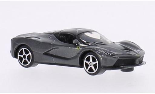 Coche miniatura Ferrari LaFerrari 1/64 Burago La metalico gris Ferrari LaFerrari 1/64 Burago La metalico gris coche miniatura