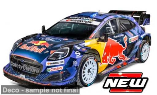 Ford Fiesta 1/43 Burago Bburago WRC 2025 M-Sport World Rally Team 1:43 coche miniatura