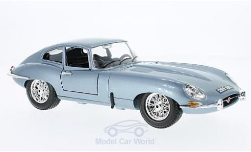 Coche miniatura Jaguar E-Type 1/18 Burago Coupe metalico azul 1961 ohne Vitrine Jaguar E-Type 1/18 Burago Coupe metalico azul 1961 ohne Vitrine coche miniatura
