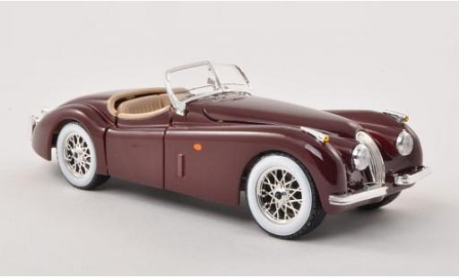 Jaguar XK 1/24 Burago 120 Roadster rojo 1948 coche miniatura