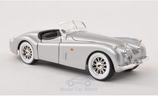 Jaguar XK 1/24 Burago 120 Roadster gris 1948 ohne Vitrine coche miniatura
