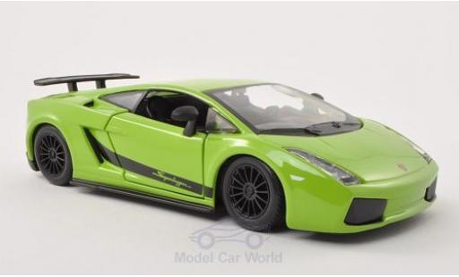 Lamborghini Gallardo Superleggera 1/24 Burago Superleggera verde 2003 coche miniatura
