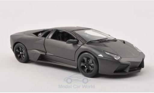 Lamborghini Reventon 1/24 Burago matt-gris 2007 coche miniatura