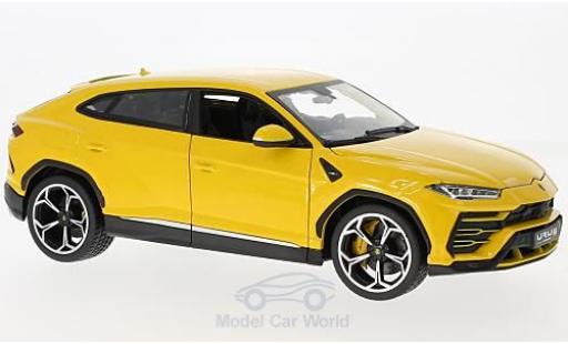 Coche miniatura Lamborghini Urus 1/18 Burago amarillo 2018 Lamborghini Urus 1/18 Burago amarillo 2018 coche miniatura