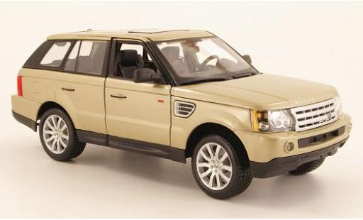 Land Rover Range Rover 1/18 Burago Sport gold sans Vitrine coche miniatura