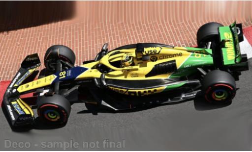 Coche miniatura McLaren F1 1/43 Burago Bburago MCL38 No.81 Team Formel 1 GP Monaco 2024 1:43 McLaren F1 1/43 Burago Bburago MCL38 No.81 Team Formel 1 GP Monaco 2024 1:43 coche miniatura