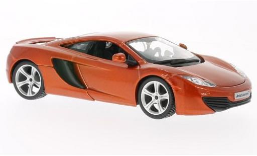 McLaren MP4-12C 1/24 Burago naranja coche miniatura