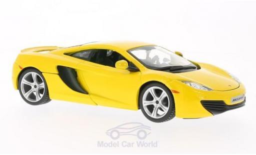 McLaren MP4-12C 1/24 Burago amarillo coche miniatura