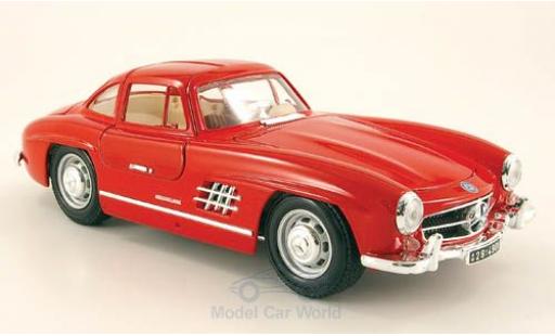 Coche miniatura Mercedes 300 SL 1/18 Burago SL (W198) rojo Mercedes 300 SL 1/18 Burago SL (W198) rojo coche miniatura