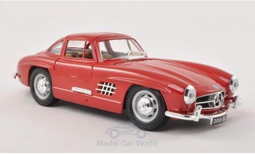 Mercedes 300 SL 1/24 Burago SL (W198) rojo 1954 coche miniatura
