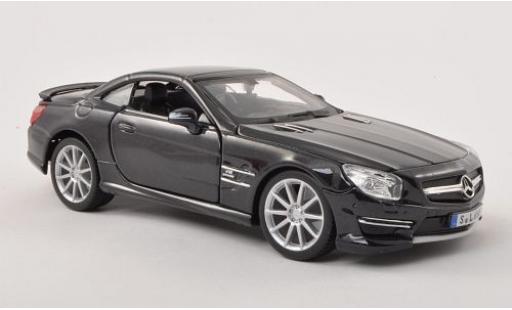Coche miniatura Mercedes Classe SL 1/24 Burago SL 65 AMG (R231) metalico negro Verdeck fermé Mercedes Classe SL 1/24 Burago SL 65 AMG (R231) metalico negro Verdeck fermé coche miniatura