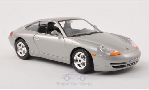 Coche miniatura Porsche 996 SC 1/24 Burago 911 () Carrera gris Porsche 996 SC 1/24 Burago 911 () Carrera gris coche miniatura