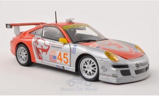 Porsche 997 GT3 RSR 1/24 Burago 911 () GT3 RSR No.45 Flying Lizard Motorsports ALMS coche miniatura