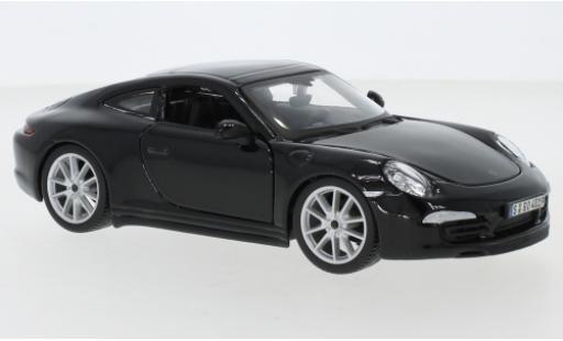 Coche miniatura Porsche 991 S 1/24 Burago 911 Carrera S () negro Porsche 991 S 1/24 Burago 911 Carrera S () negro coche miniatura