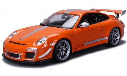 Porsche 997 GT3 RS 1/18 Burago 911 GT3 RS 4.0 (/II) naranja/gris 2012 coche miniatura