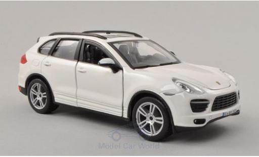 Coche miniatura Porsche Cayenne Turbo 1/24 Burago (92A) Turbo blanco ohne Vitrine Porsche Cayenne Turbo 1/24 Burago (92A) Turbo blanco ohne Vitrine coche miniatura