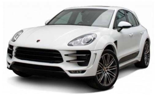 Coche miniatura Porsche Macan 1/24 Burago blanco Porsche Macan 1/24 Burago blanco coche miniatura