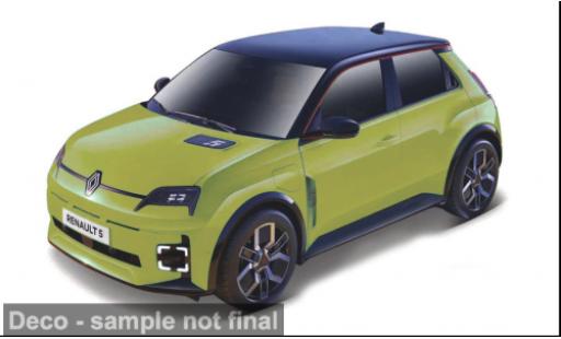 Coche miniatura Renault 5 1/43 Burago Bburago E-Tech gelb 1:43 Renault 5 1/43 Burago Bburago E-Tech gelb 1:43 coche miniatura
