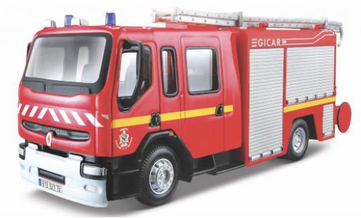 Renault Premium 1/50 Burago Service Departemental Incendie (F) coche miniatura