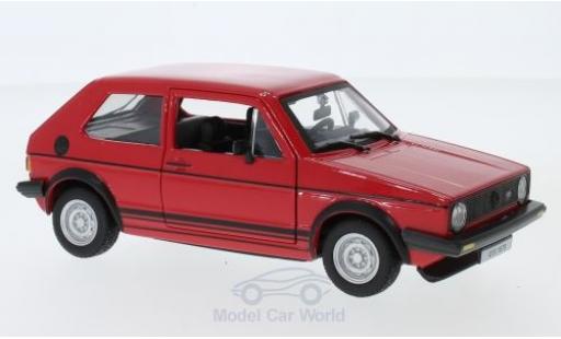 Volkswagen Golf V 1/24 Burago MKI GTI rojo 1979 coche miniatura