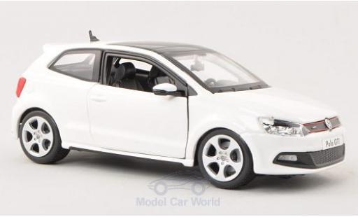 Volkswagen Polo 1/24 Burago V GTI blanco coche miniatura