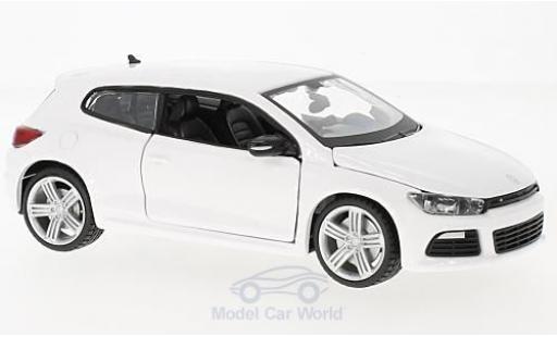 Volkswagen Scirocco 1/24 Burago III R blanco coche miniatura