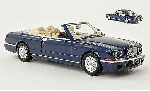 Bentley Azure cabriolet 1/43 Minichamps azul RHD 1996 coche miniatura